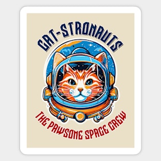 Cat-stronauts Magnet